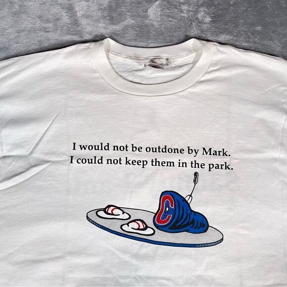Vintage Other - Vintage Chicago Cubs Sammy Sosa T Shirt Mens XL Dr Seuss Parody Y2K White